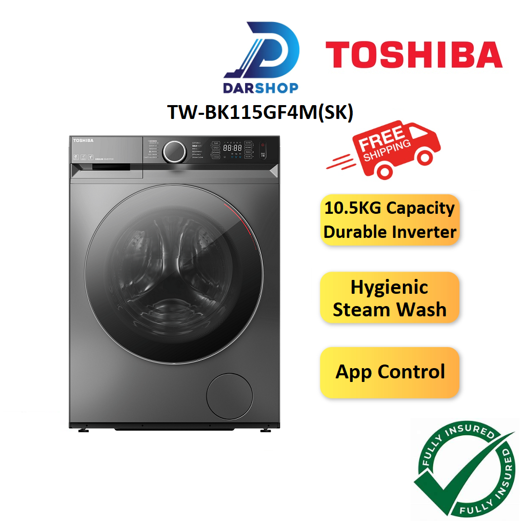 PREMIUM Toshiba Front Load Washing Machine Inverter 9.5KG 10.5KG With