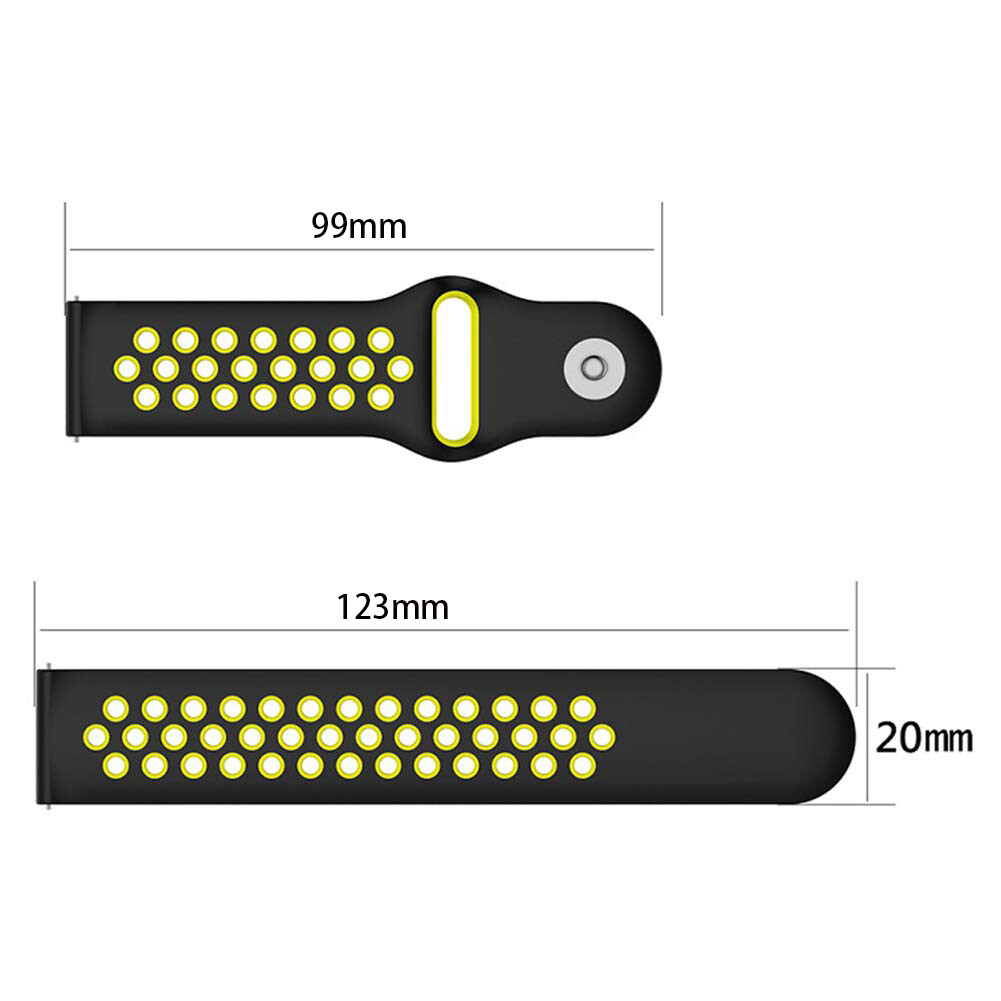 Soft Silicone Sport Band for Haylou LS02 / Ls01 /RS4 Plus Replacement Strap