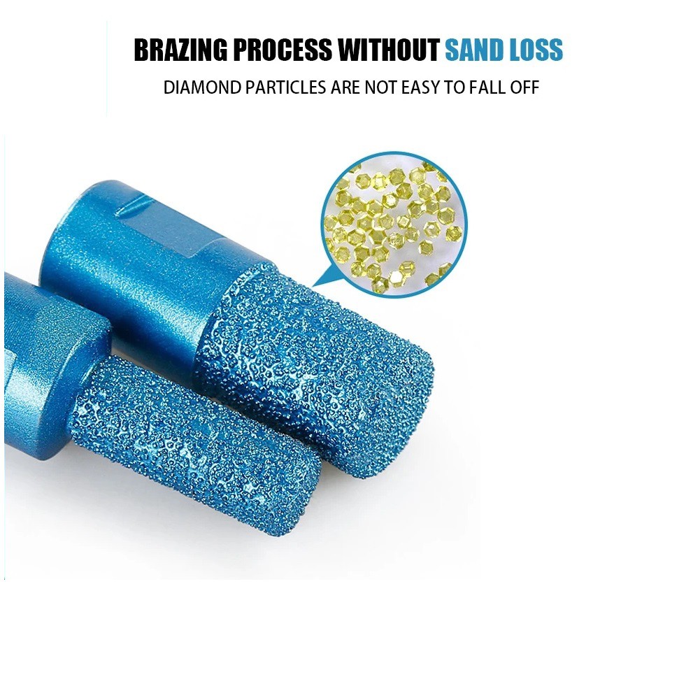 Blue Milling Cutting Diamond Particles Efficient Performance M10 Thread