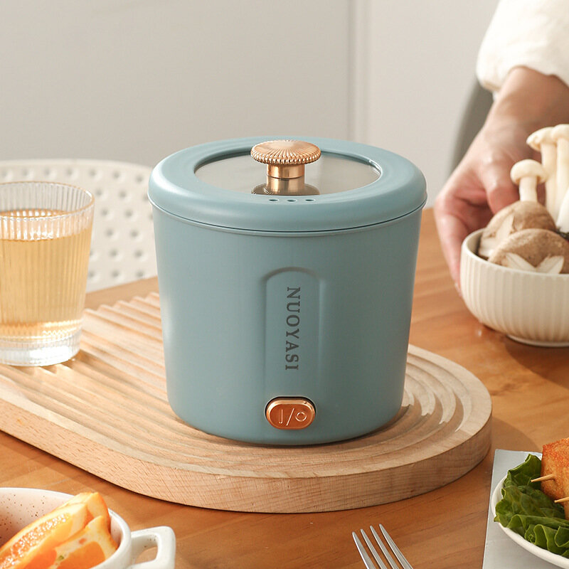KAIMEIDI Mini Electric Cooking Pot Electric Frying Pan One Person's Pot 1L Easy to Clean