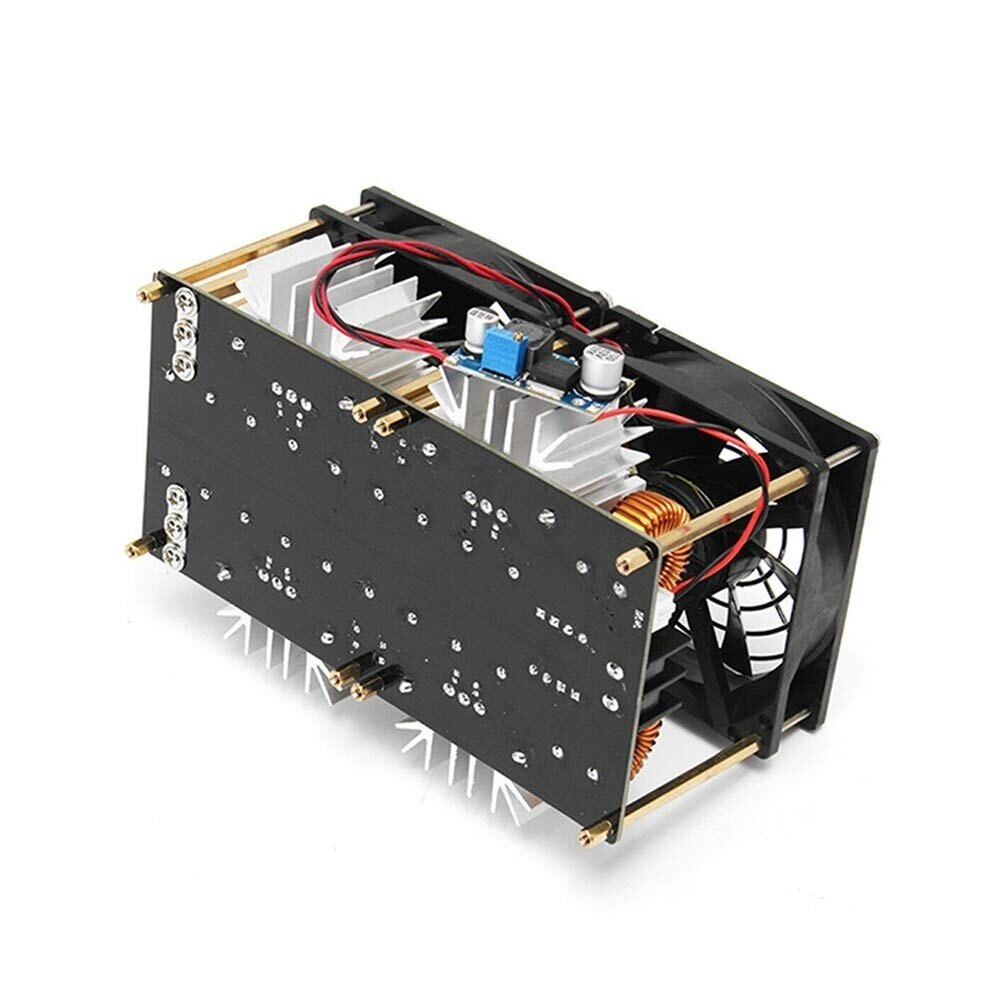Mô-đun Sưởi Ấm Cảm Ứng 1800W Bảng Sưởi Ấm Cảm Ứng Điện Áp Thấp ZVS 12V-48V Bộ Điều Khiển Flyback Bộ Làm Nóng Mô-đun Máy Tự Làm
