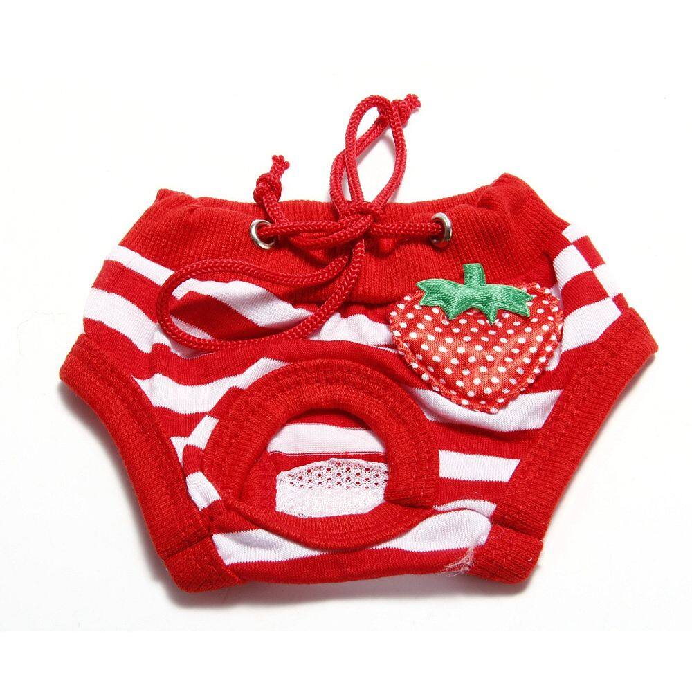 CARING PETS Cute Elastic Puppy Shorts Physiological Comfortable Wearing Dog Clothes Dog Sanitary Pants Pet Diaper Pants Pet Supplies