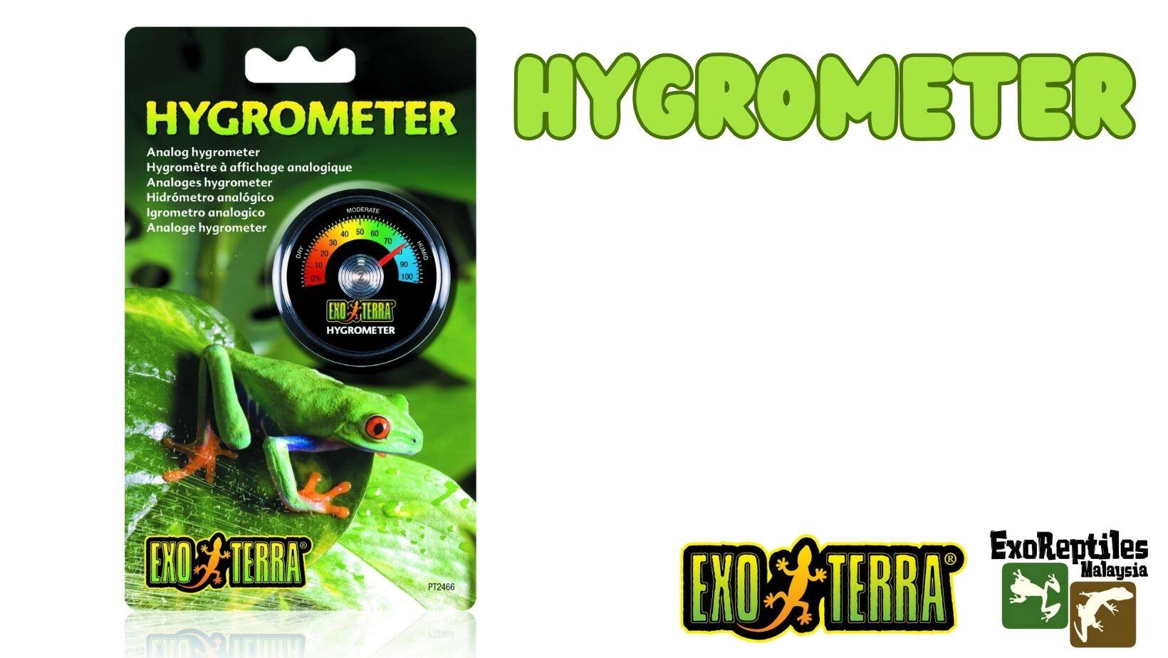 Igrometro Exo Terra PT2466 - Misuratore Umidità Per Terrari E Habitat Rettili - Foto 8