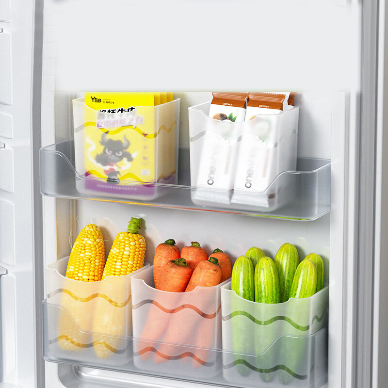Refrigerator side door storage box, side storage, sorting and organizing, divine tool, inner side preservation, food grade box, kitchen