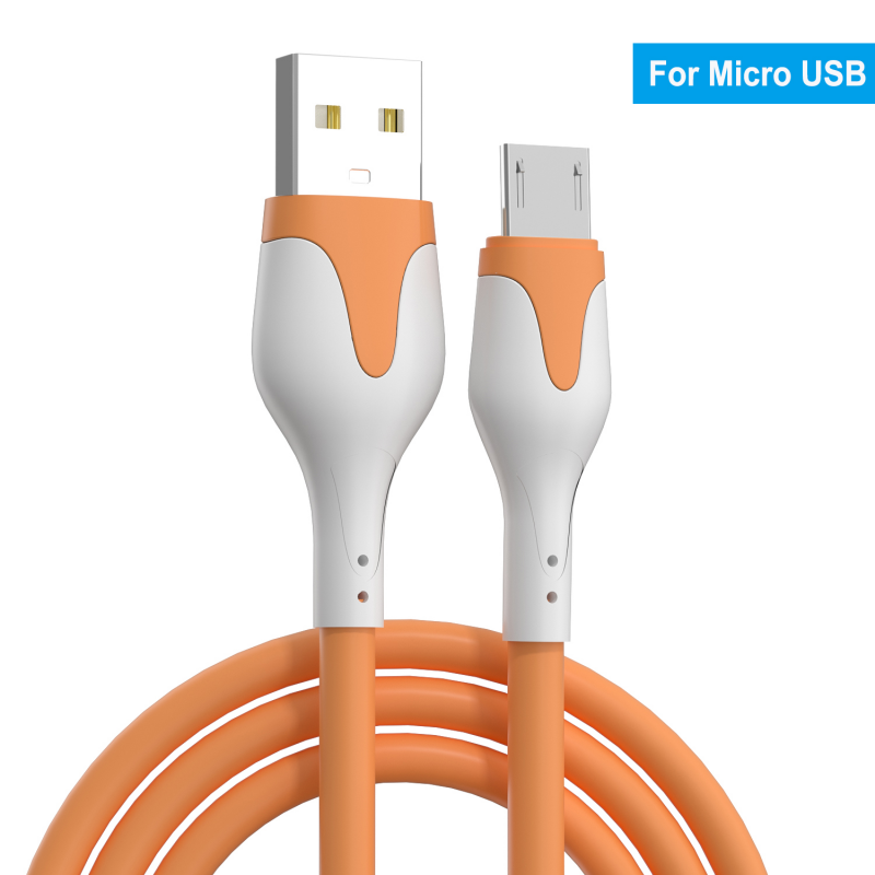 Cáp USB Sạc Nhanh 3A Cáp Type C Silicon Mềm Cáp Dữ Liệu Dây Sạc Cáp USB Điện Thoại