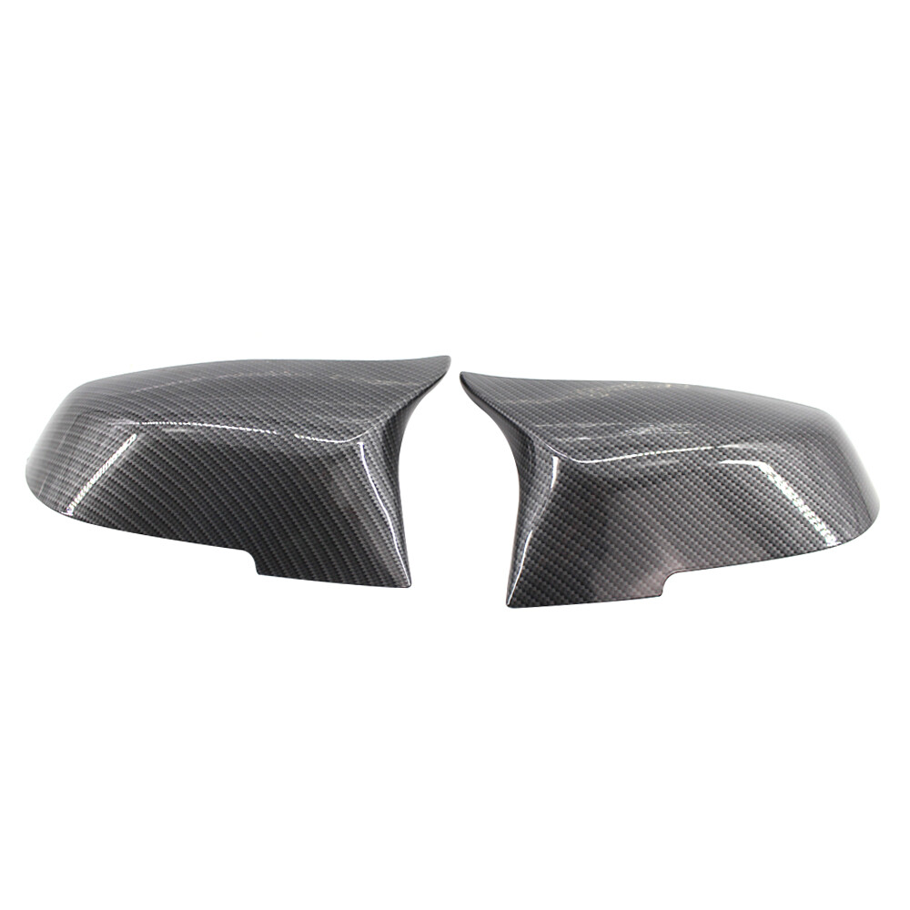 Rearview mirror shells side wing mirror cover cap bright black pair replacement for bmw f32 f30 f31 f33 f36