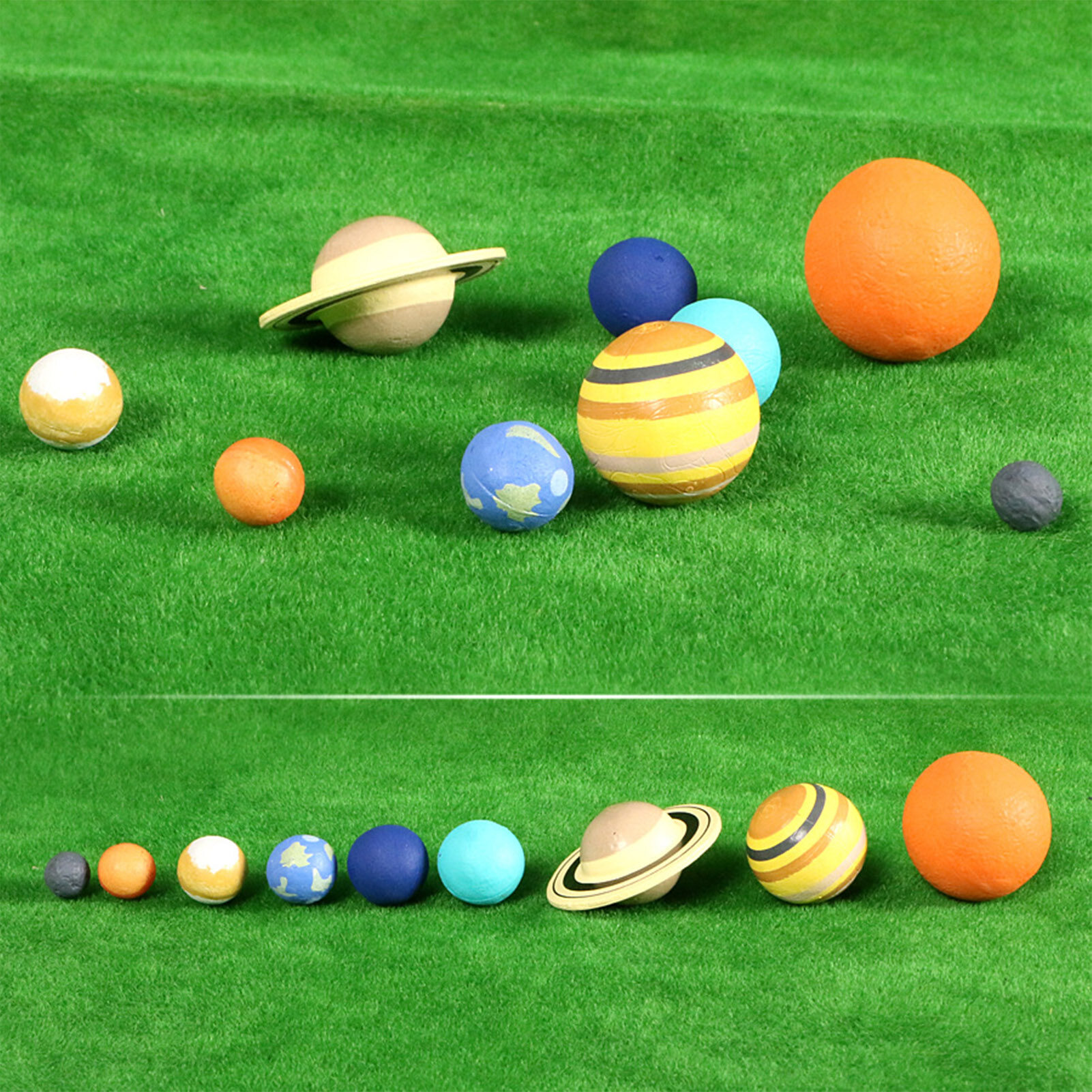 9pcs Solar System Teaching Model Planet Model Astronomy Science Early Learn Toy