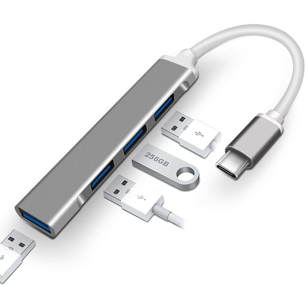 Professional USB C HUB 3.0 Type C 4 Port Multi Splitter Adapter USB 3.0 USB-C Hub Adapter