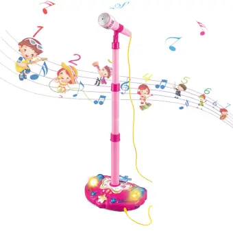 childrens microphone and stand