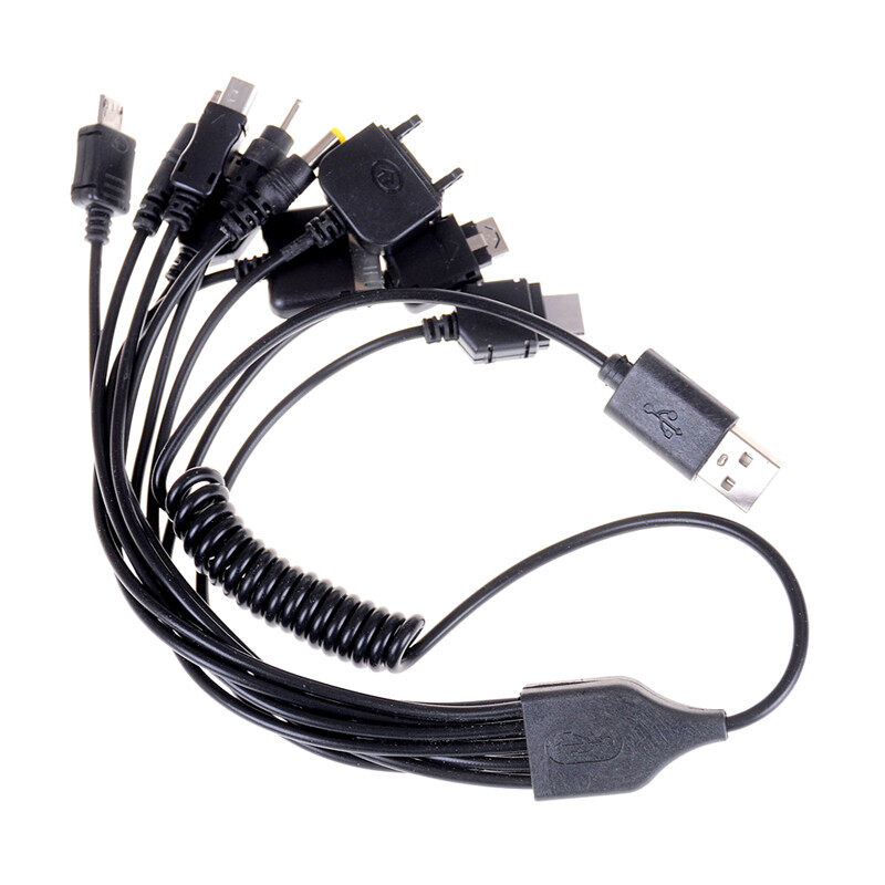 Universal 10 in 1 USB Multi Charger Retractable Phone Cable For Cell Phone