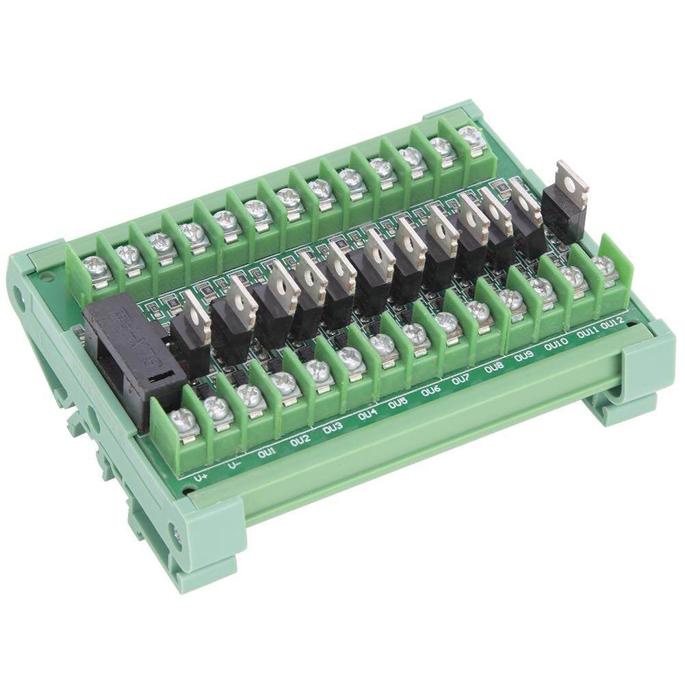 chasoee 12-Channel PLC Signal Amplifier Board Isolation Relay Module NPN Input PNP Output DC12-36V