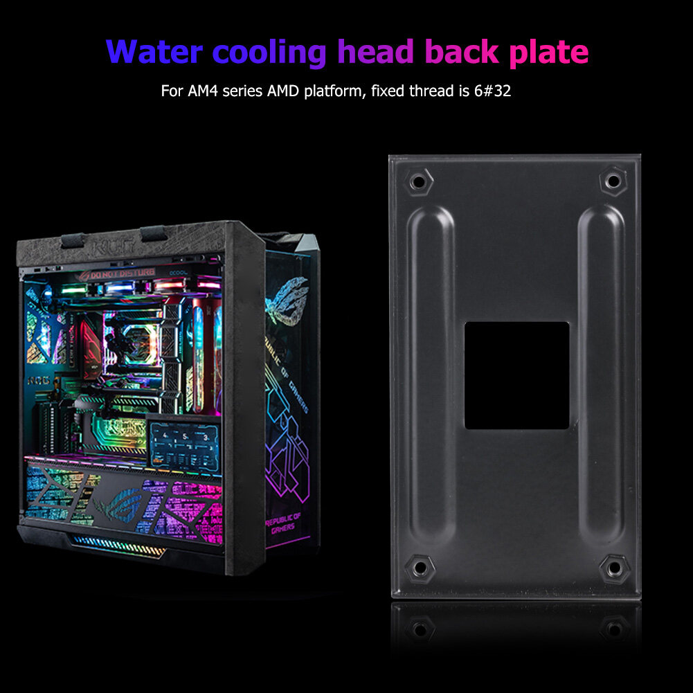 PC Motherboard CPU Cooler Bracket Metal Backplate Back Plate for AMD