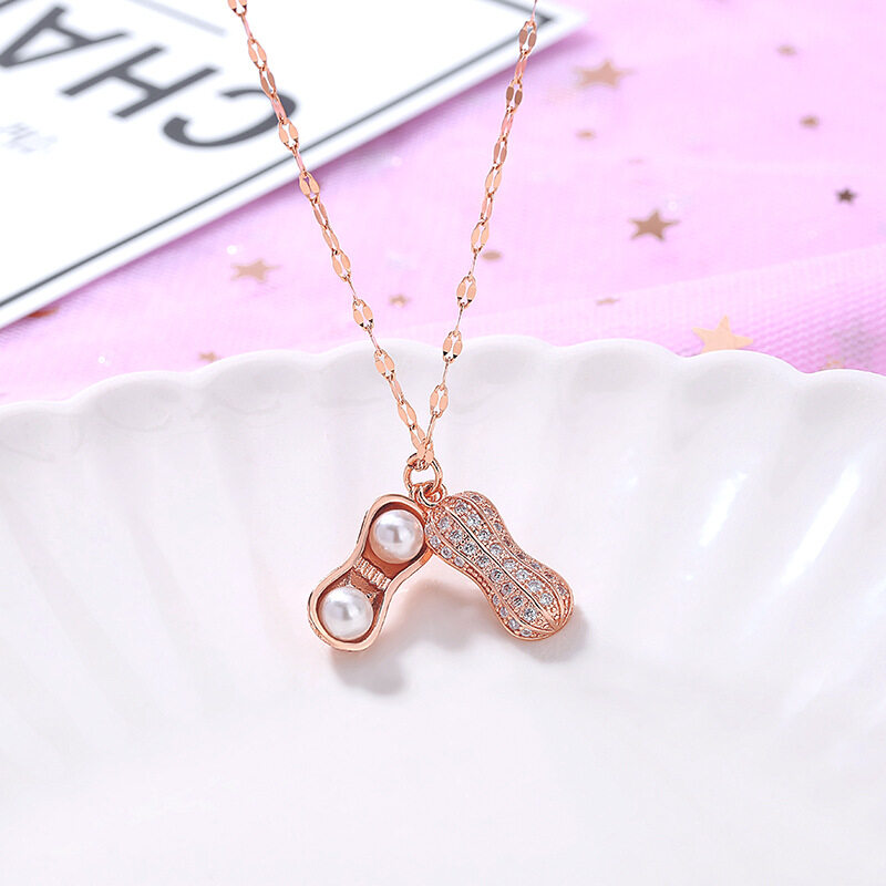 Vòng Cổ Bằng Thép Titan Sang Trọng Nhẹ Cho Nữ Vòng Cổ Trang Sức Thời Trang Cho Nữ Nhật Bản Và Hàn Quốc Mặt Dây Xu Hướng Đơn Giản Khí Chất Phong Cách Khác Nhau