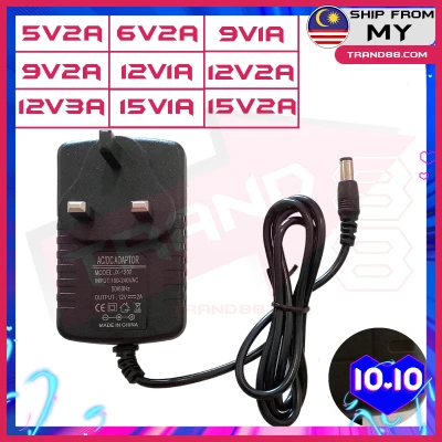 AC TO DC ADAPTER 12V1A/12V2A/12V3A/9V1A/ 9V2A/5V2A/6V2A/15V1A/15V2A UK SWITCHING POWER SUPPLY POWER ADAPTER CONVERTER