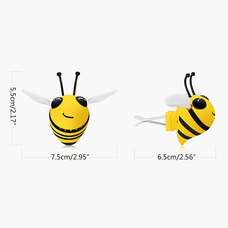 Perfume Diffuser Decor Clips Colorful Bees with Fragrant Slice Air Freshener Auto Accessories Solid Perfume