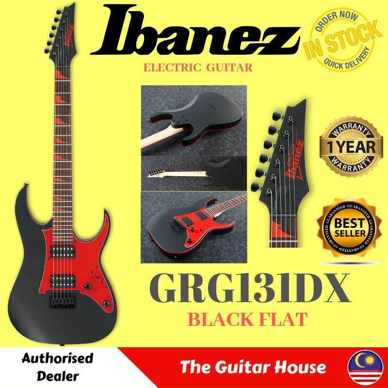 Ibanez GRG131DX Electric Guitar, Black Flat (GRG131DX-BKF) (GRG131DXBKF) Malaysia