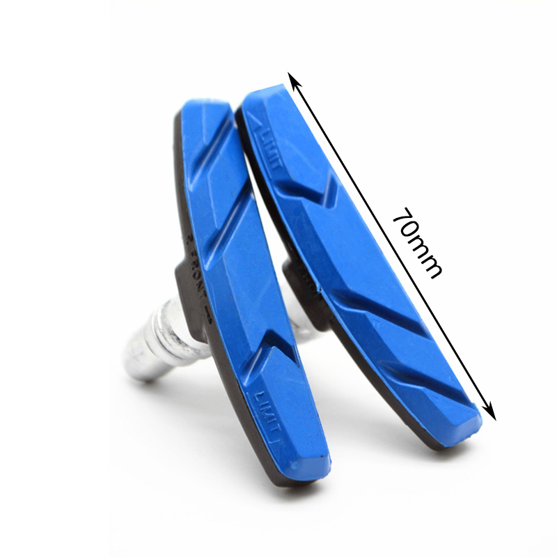 1 Pair Durable V Type Silent Brake Pads Holder Shoes For Road MTB ...