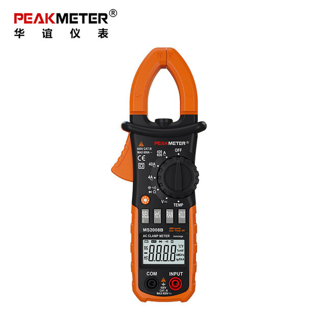 PEAKMETER PM2008A/PM2008B Professional digital AC 600A Clamp meter