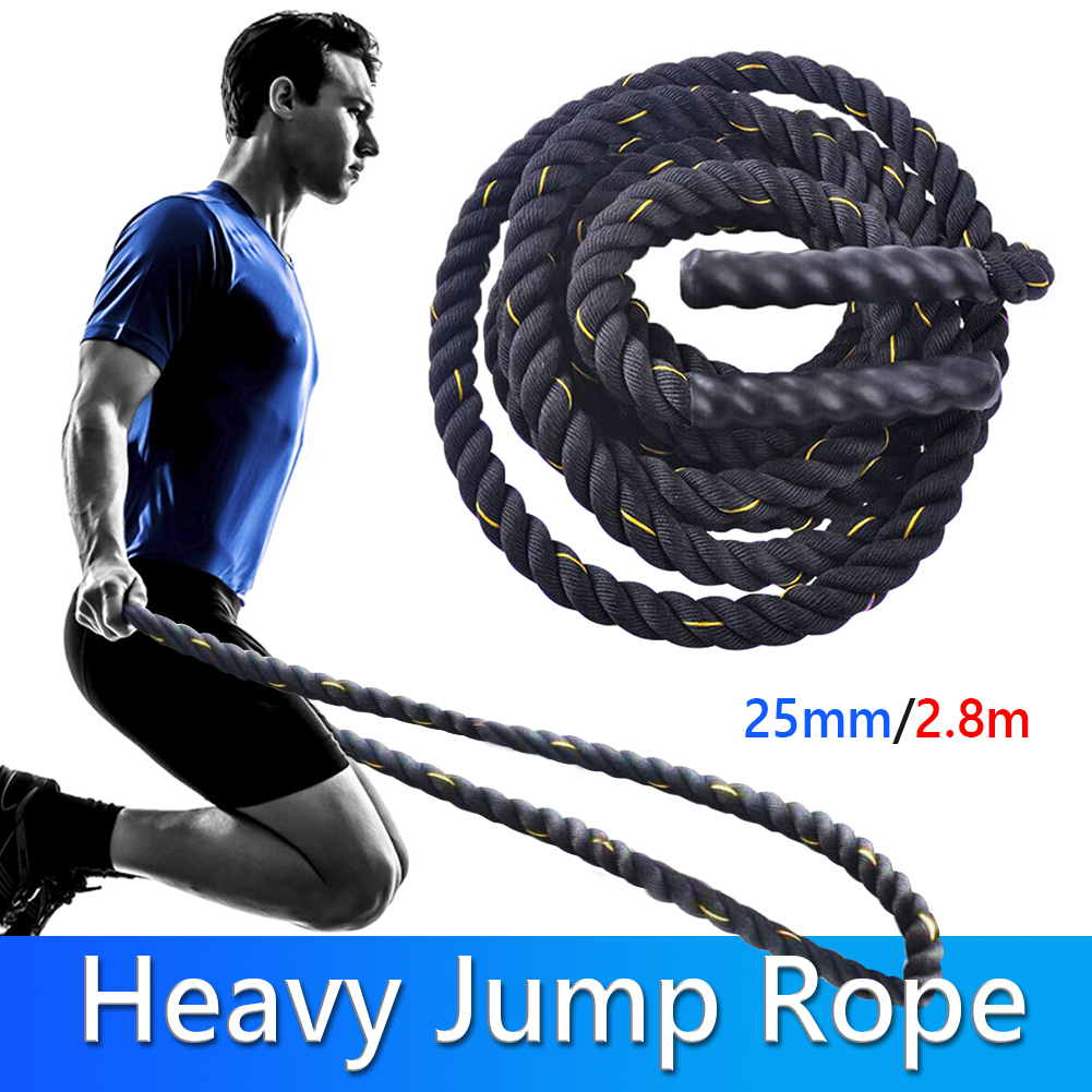 Heavy skipping JUMP ROPE Battle ROPE 2.8 M LENGTH 25mm diameter อุปกรณ์ ...