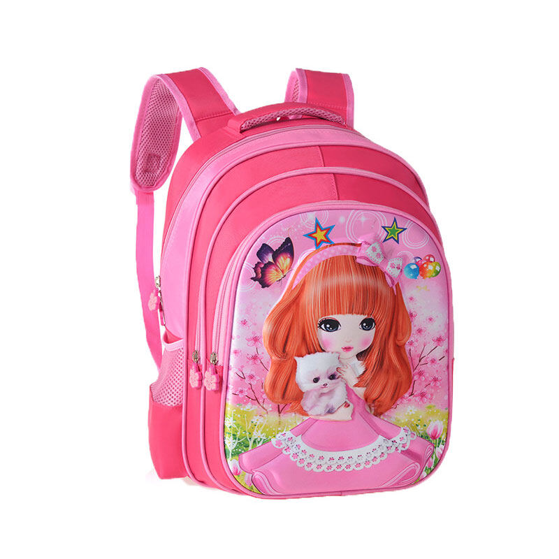 HOBIBEAR New girl school bag for elementary school students cartoon cute backpack for kids