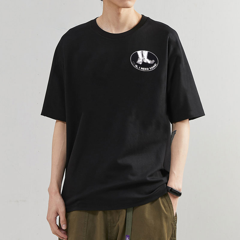 Vas short sleeve men's T-shirt, new sports top, casual breathable shirt