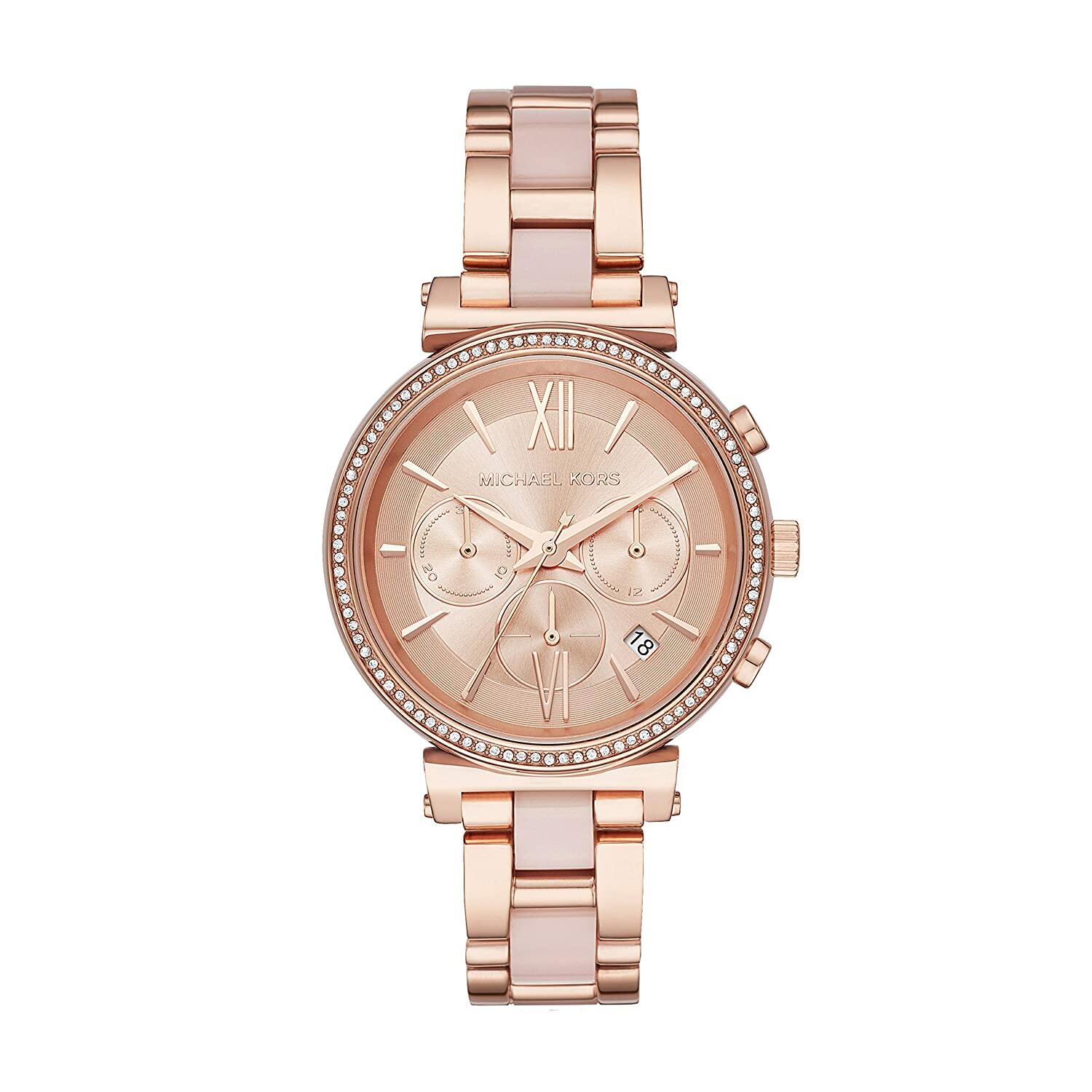 mk ladies gold watch