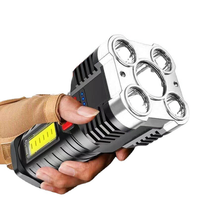 LED Torch Portable Rechargeable Torch Super Bright Outdoor Camping High Power