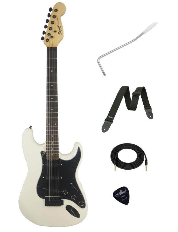 Custome Squier Electric Guitar (White) Malaysia
