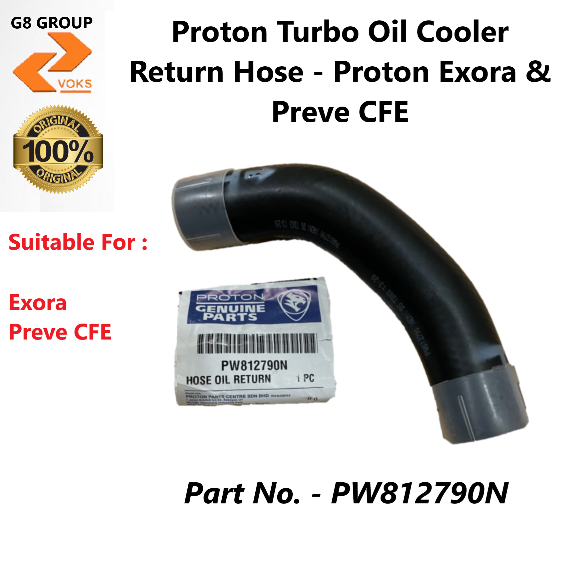 Proton Turbo Oil Cooler Return Hose Proton Exora & Preve CFE