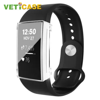 fitbit charge 3 smart watch in black
