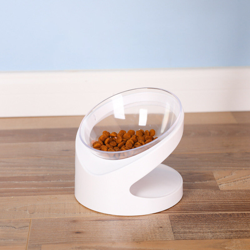 HATELI Cat Bowl Pet Bowl Oblique Mouth Protection Cervical Spine Pet Food Bowl Rice Bowl Cat Bowl Cat Food Bowl Cat