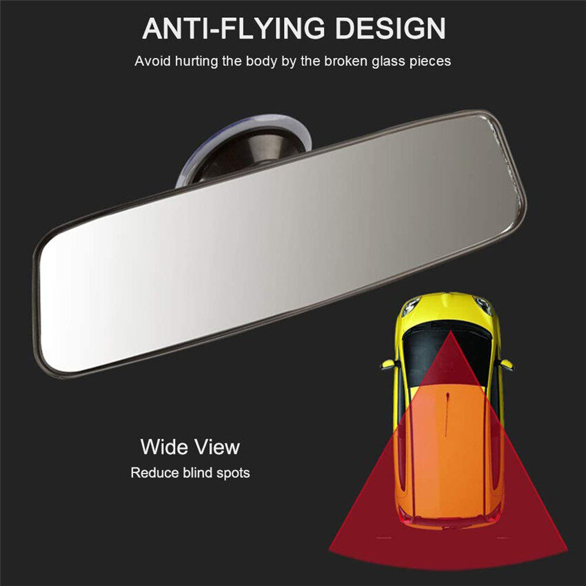【100% Original】Suction cup type car interior rearview mirror