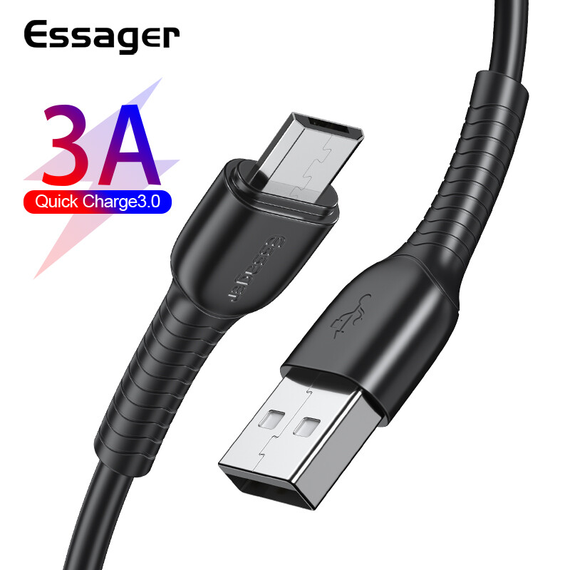 Essager 3A Micro Usb Cable Fast Charging Data Cable For Xiaomi Redmi Samsung S7 Android Mobile Phone Microusb Charger Wire Cord
