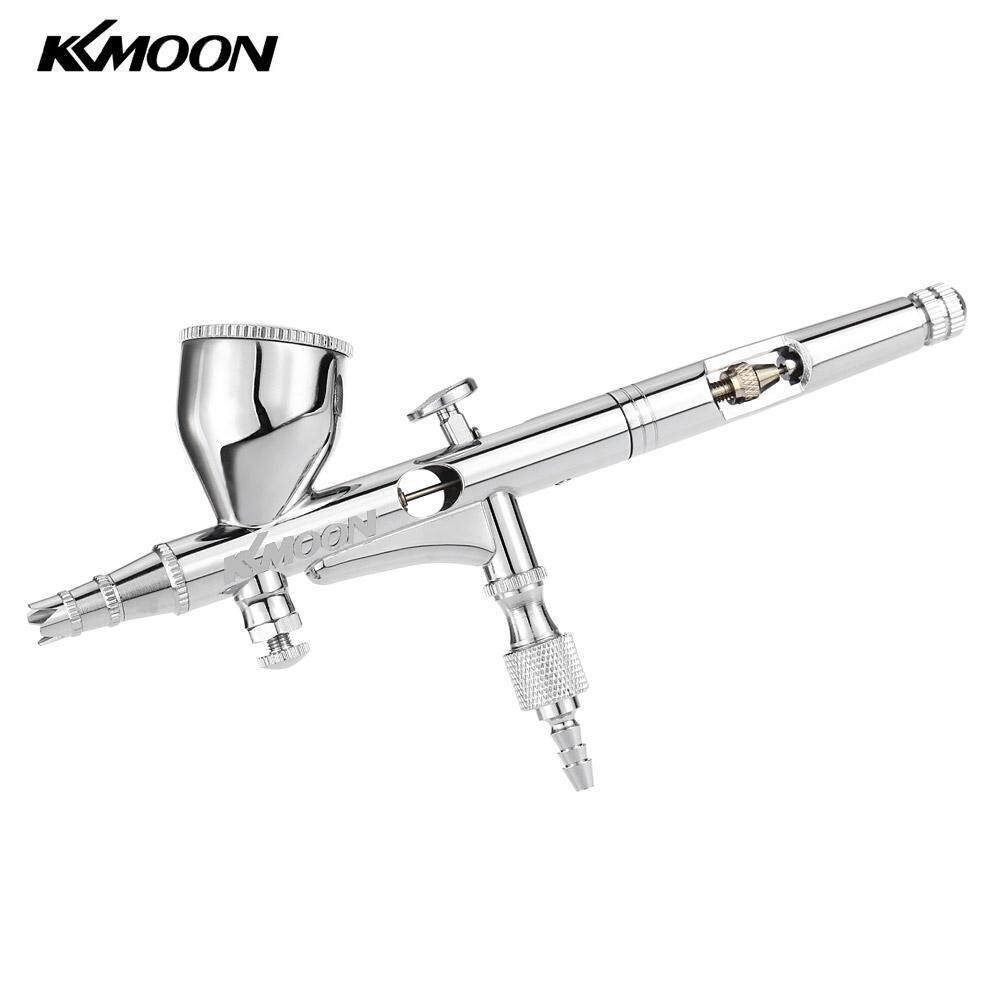 KKmoon Professional Gravity Feed Dual Action Airbrush Set for Art Painting Tattoo Manicure Paint Hobby Spray Model Air Brush Nail Tool 0.2mm 9cc