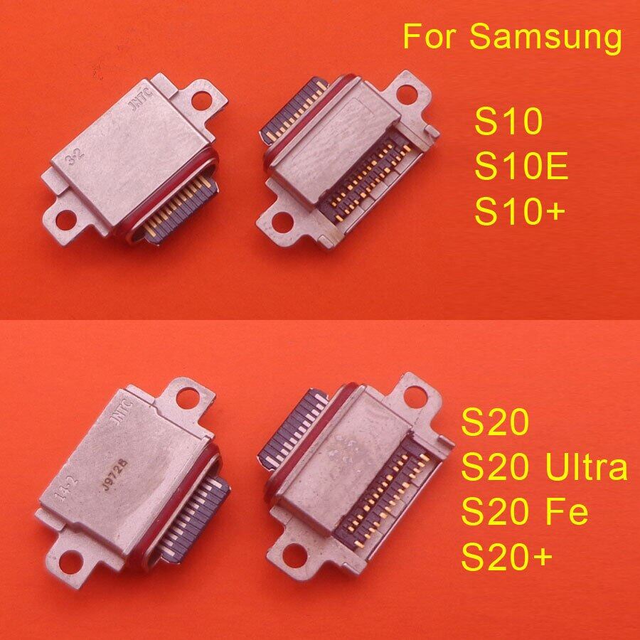 5Pcs Type-C USB Charger Jack Connector Socket Data Charging Port Tail Plug For Suitable For Samsung Galaxy S10 S20 FE Ultra Note 10 Plus S10e