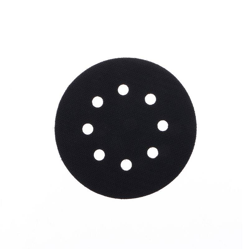 5 Inches 8 Holes Ultra-thin Surface Protection Interface Pad for Sanding Pads and Hook&Loop Sanding Discs Thin Sponge