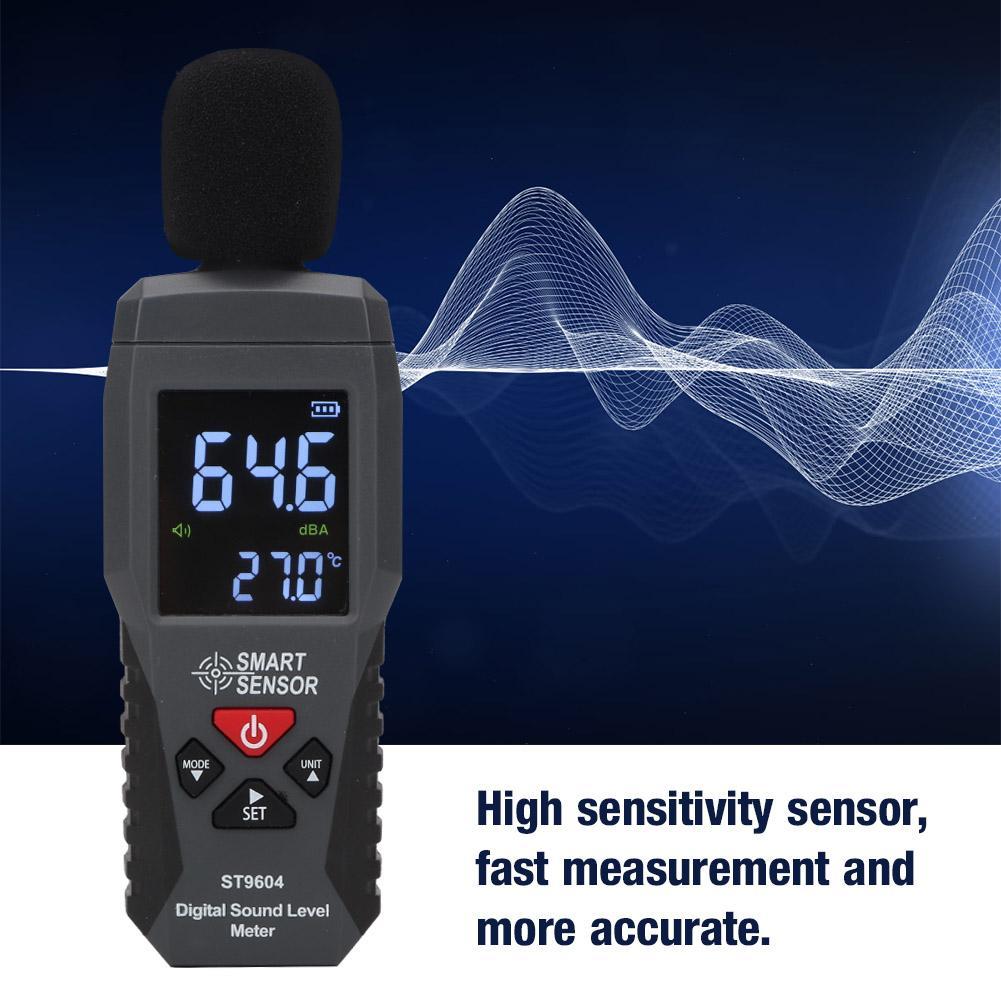 SMART SENSOR Sound Level Meter Logger 30-130dB ตรวจวัดเสียงรบกวนเสียง ...