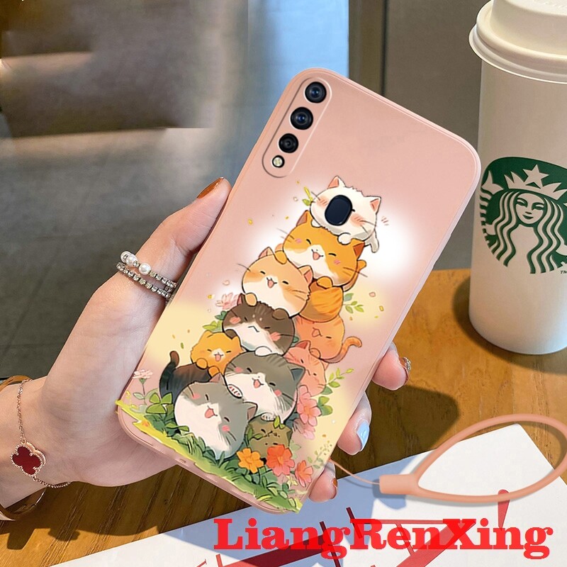 Casing OPPO A31 2020 phone case Softcase Liquid Silicone Protector Smooth shockproof Bumper Cover new design YTDMM01