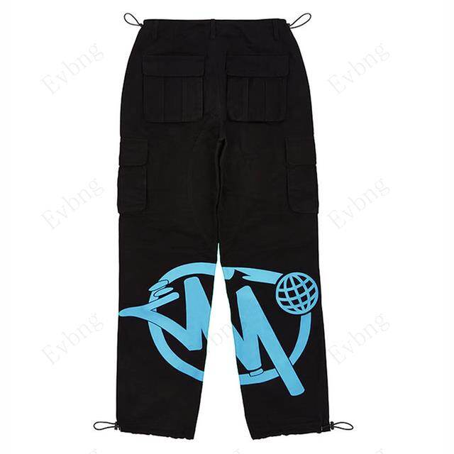Cargo pants for men Men Cargo Pant Minus Two Cargo Y2K Street Trend 2023 Letter Printing Fashion Pants Harajuku Hip Hop Print Woman Joggers