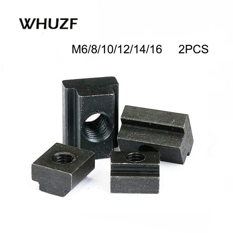 T Slot Nuts 5 pcs Black Oxide Finish T Slot Nuts M12 Threads Fit Into T-Slots in Machine Tool Tables 