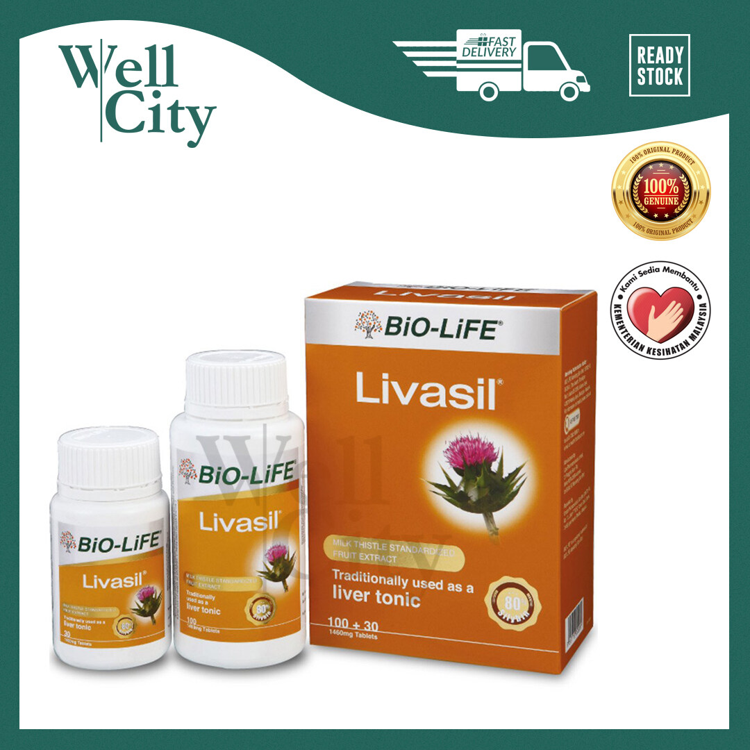 Wellcity Biolife Livasil Set 100s 30s Exp 10 2021 Lazada