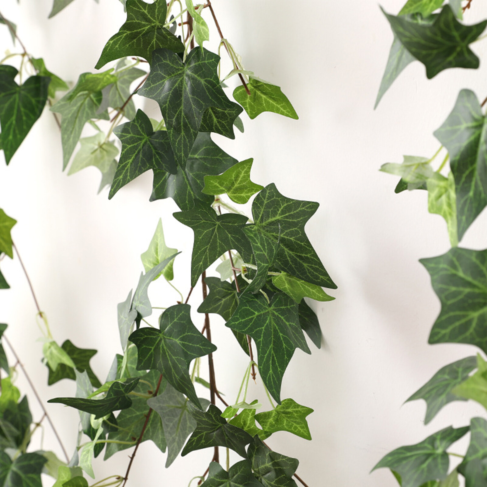 Sanwood® Artificial Ivy Realistic Reusable Green Garlands Hanging Plant Vine for Home
