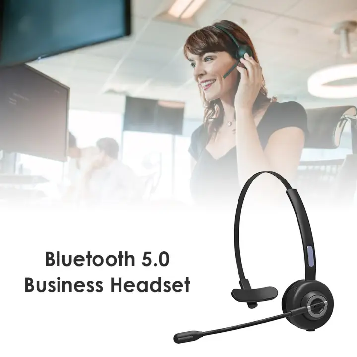 bluetooth mono headset with noise cancellation
