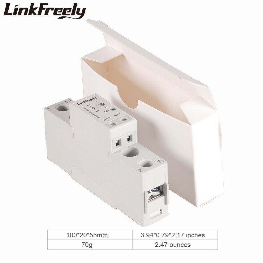 Tra23d25 25a Mini Smart Auto Solid State Relay Module Dc To Ac 3v 3.3v 5v 12v 24vdc In Out 24-280vac Voltage Ssr Relay Board