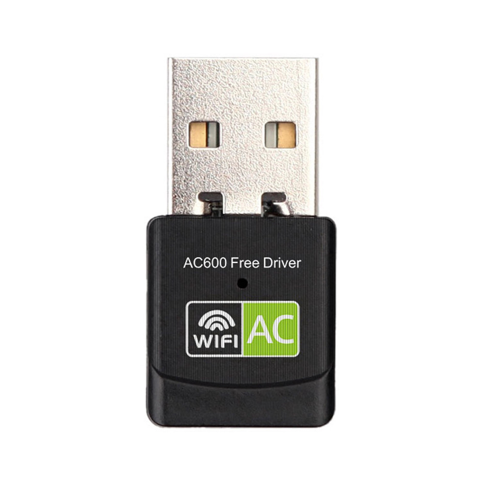 Bokewu network card 2.4ghz 5ghz 600mbps mini usb wireless wifi adapter wireless lan dual-band 802.11n/g/b wifi receiver dongle