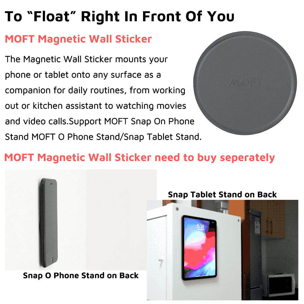 Giá Đỡ Máy Tính Bảng MOFT Snap Vô Hình Máy Tính Bảng Từ Tính Chủ, Thích Ứng Bàn Phím Ma Thuật Có Màn Hình 9.7 Inch Trở Lên