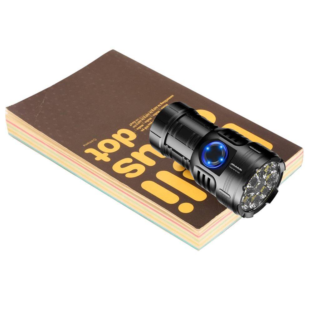 Alonefire X68 8xLED Super Bright Mini LED Flashlight Type-C USB Rechargeable Waterproof Outdoor Emergency Camping Lantern Torch