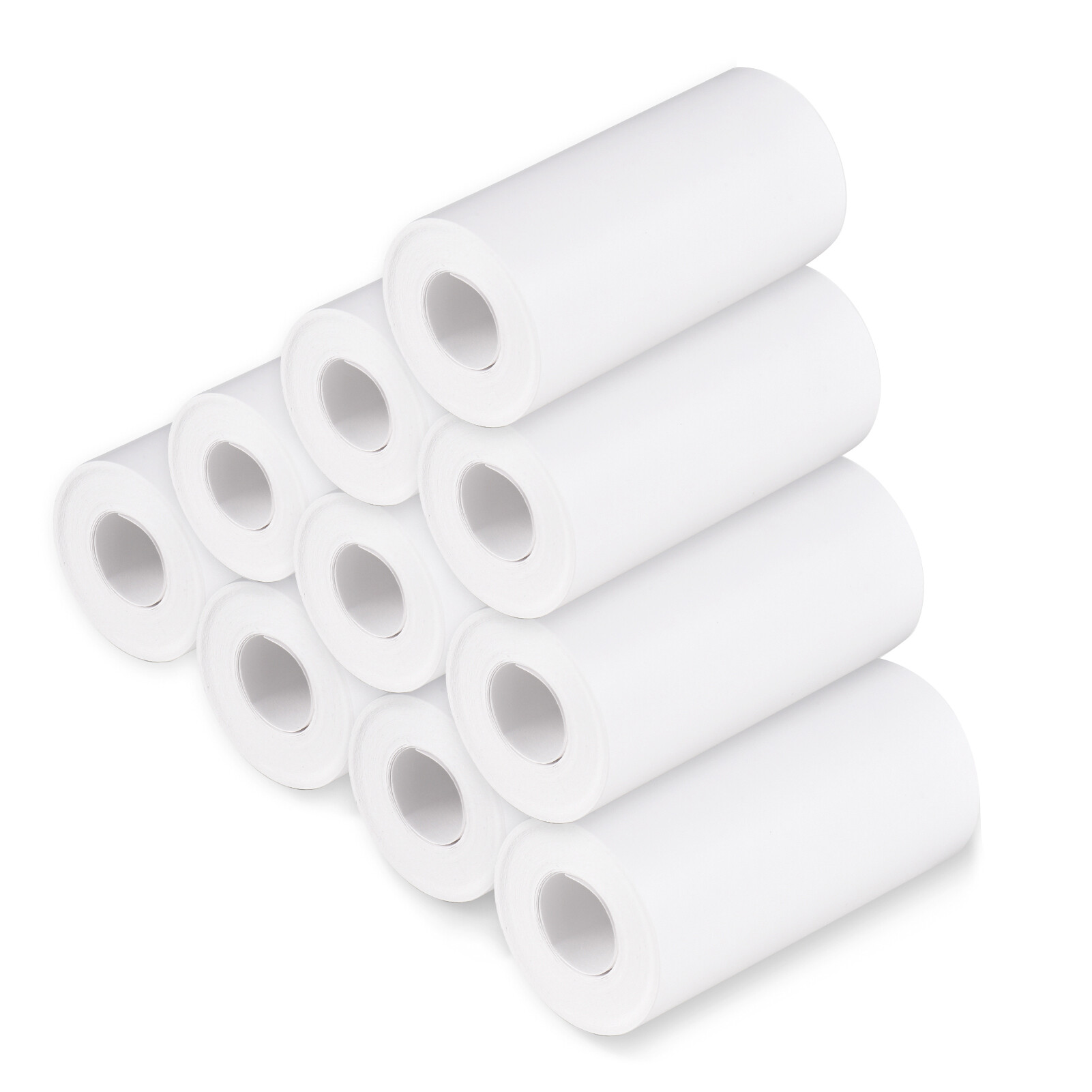 Vieline-Thermal Paper Roll 57*30mm Printing Paper for Label Printer Kids Instant Camera Refill Print Paper, Pack of 3/6/10 Rolls