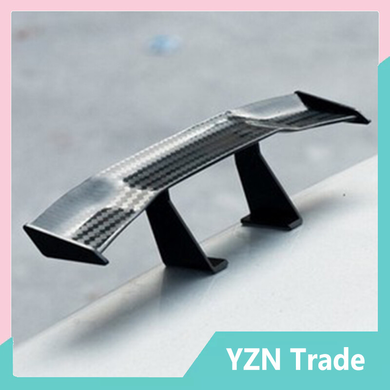 Car Tiny Tail Wing Black ABS Mini Rear Wing Spoiler Universal Car Refitting Tool