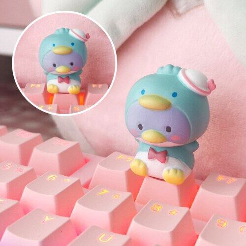Sanrios Cute Cartoon Model Doll Key Cap Anime My Melody Cinnamoroll